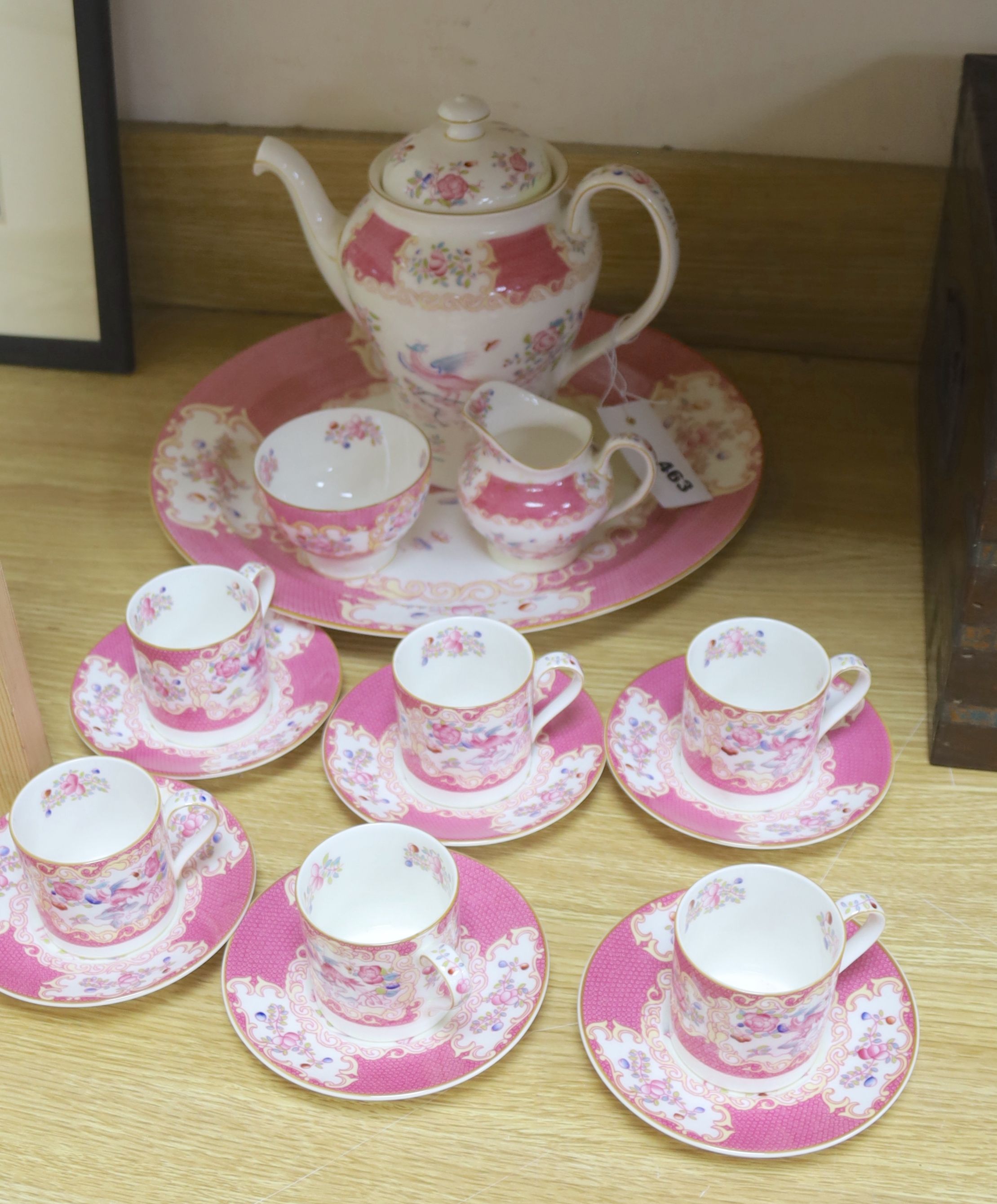 A Minton tea service with cake plate